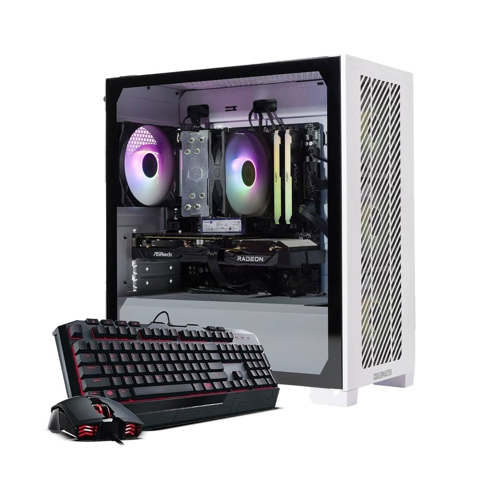 Cooler Master WHITE R5 5600GT/32GB/1TB/ RX6600 8GB Card Gaming Desktop