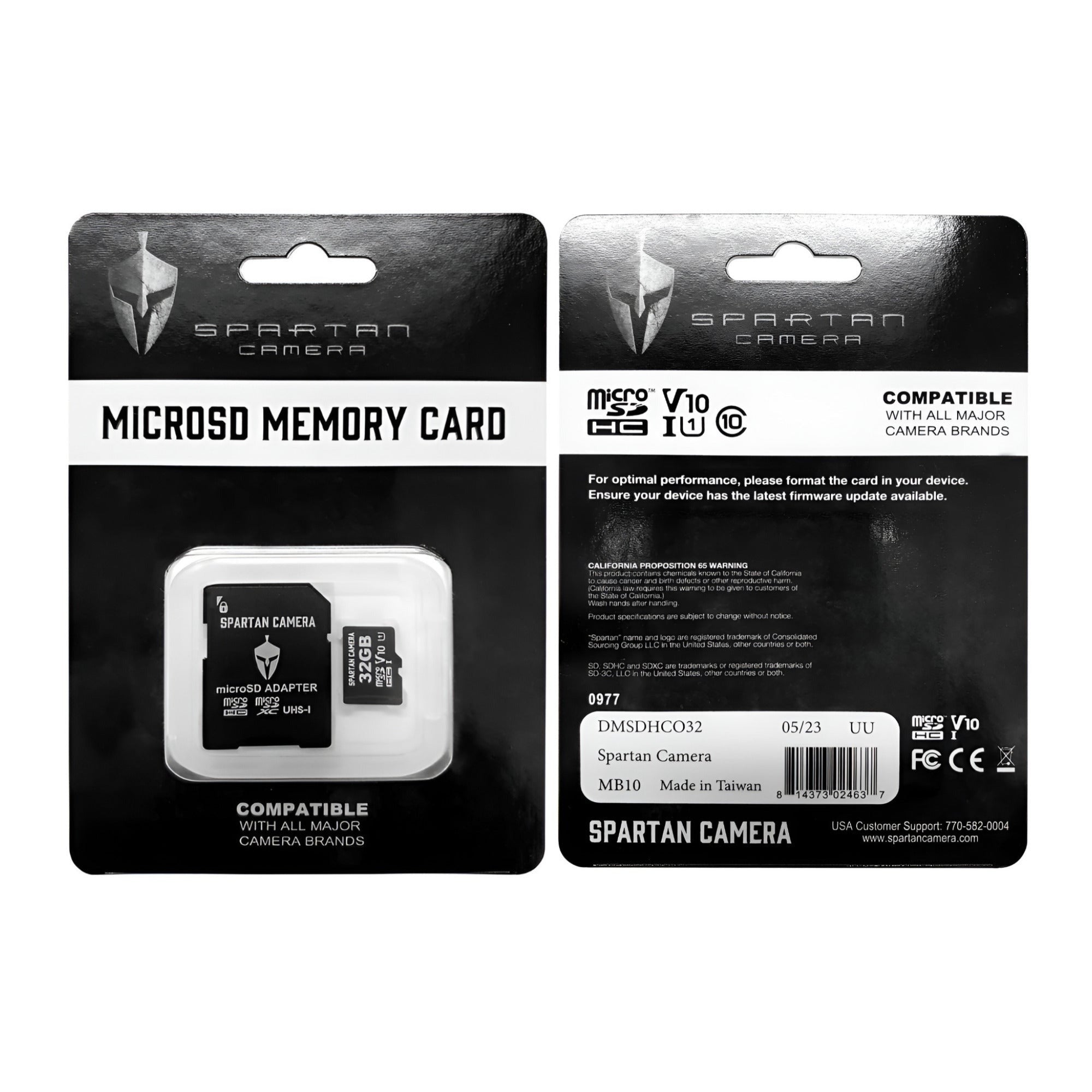 Spartan 32GB Micro Memory Card (6 Pack) with Adapter and Card Reader Bundle