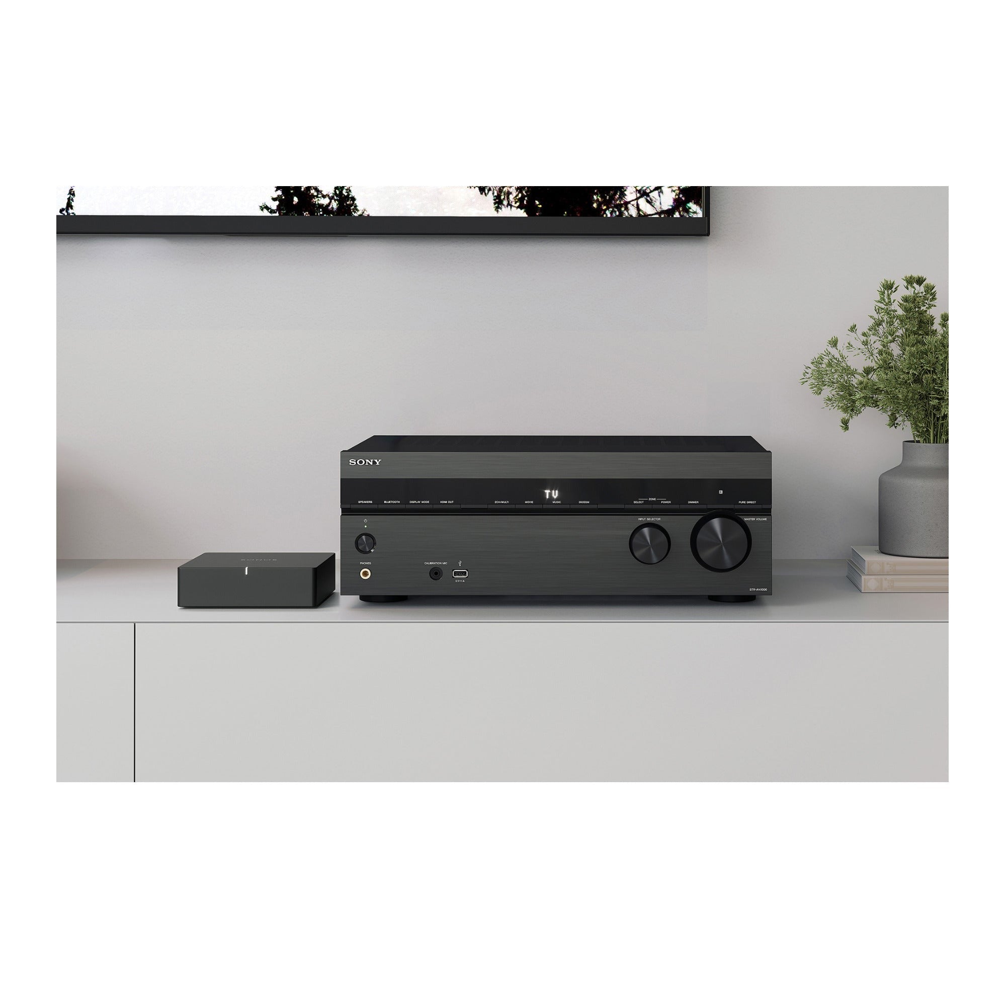 Sony STR-AN1000 7.2ch 8K AV Receiver with Dolby Atmos and 6 Speakers Bundle
