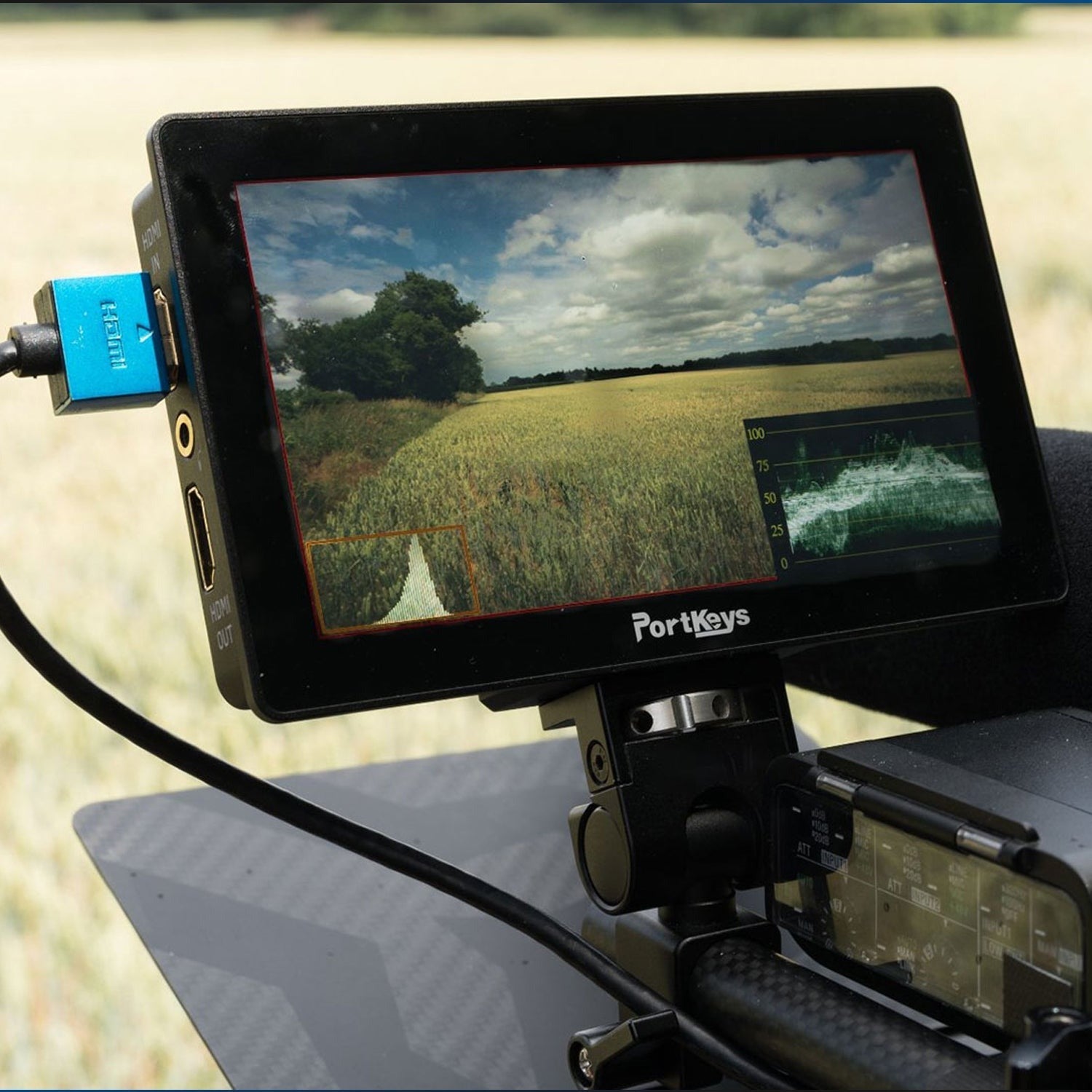 PORTKEYS LH5P II 5.5-Inch Touchscreen Monitor Bundle with HDMI Cable and Case