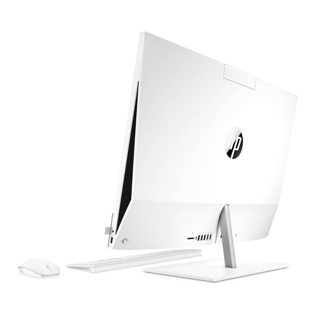 HP Pavilion 27" QHD Touch All-in-One PC, Intel Core i7-11700T, 16GB RAM, 1TB HDD + 256GB SSD, Windows 10 (Certified Refurbished)