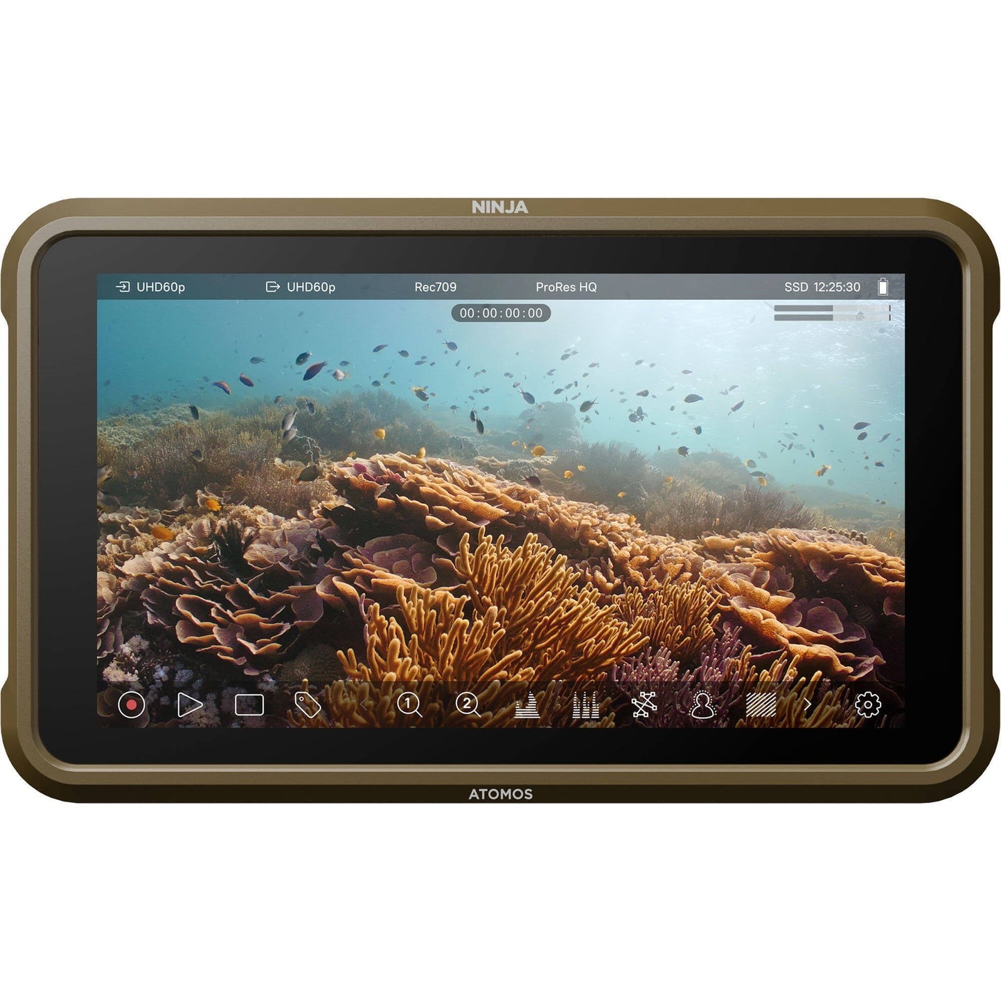Atomos Ninja 5.2-Inch, 1000nit HDR Monitor-Recorder with SSDmini 1TB, Accessory Kit Bundle