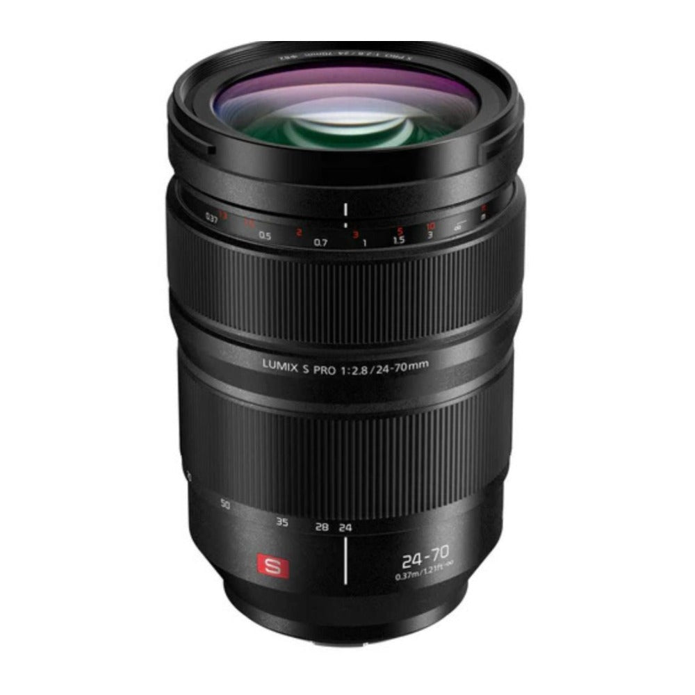 Panasonic Lumix S Pro 24-70mm f/2.8 Lens, S-E2470, Black (Certified Refurbished)