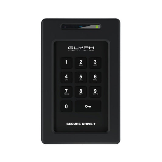 SecureDrive Plus Keypad, Bus-powered, USB-Micro B / USB-C