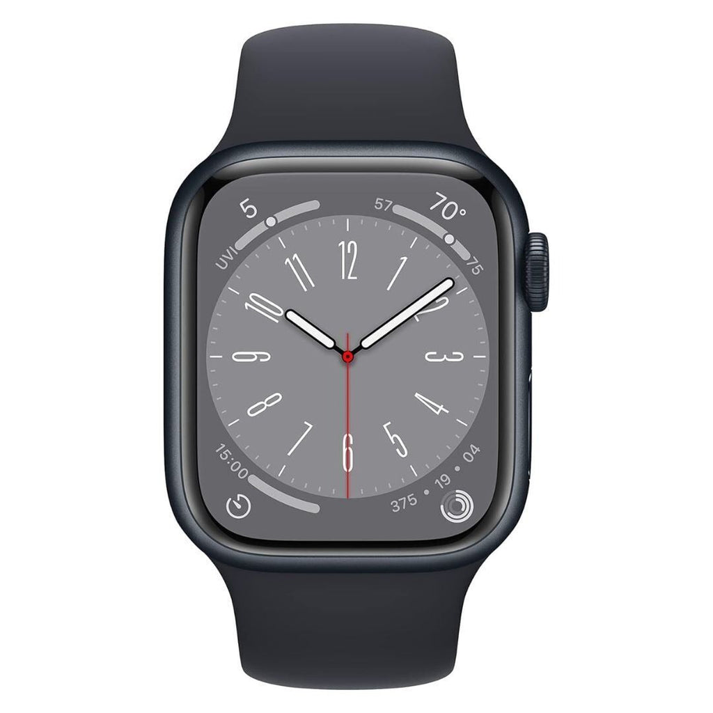 Apple Watch Series 8, 41mm GPS, Aluminum Case with Sport Band (Midnight) (Certified Refurbished)