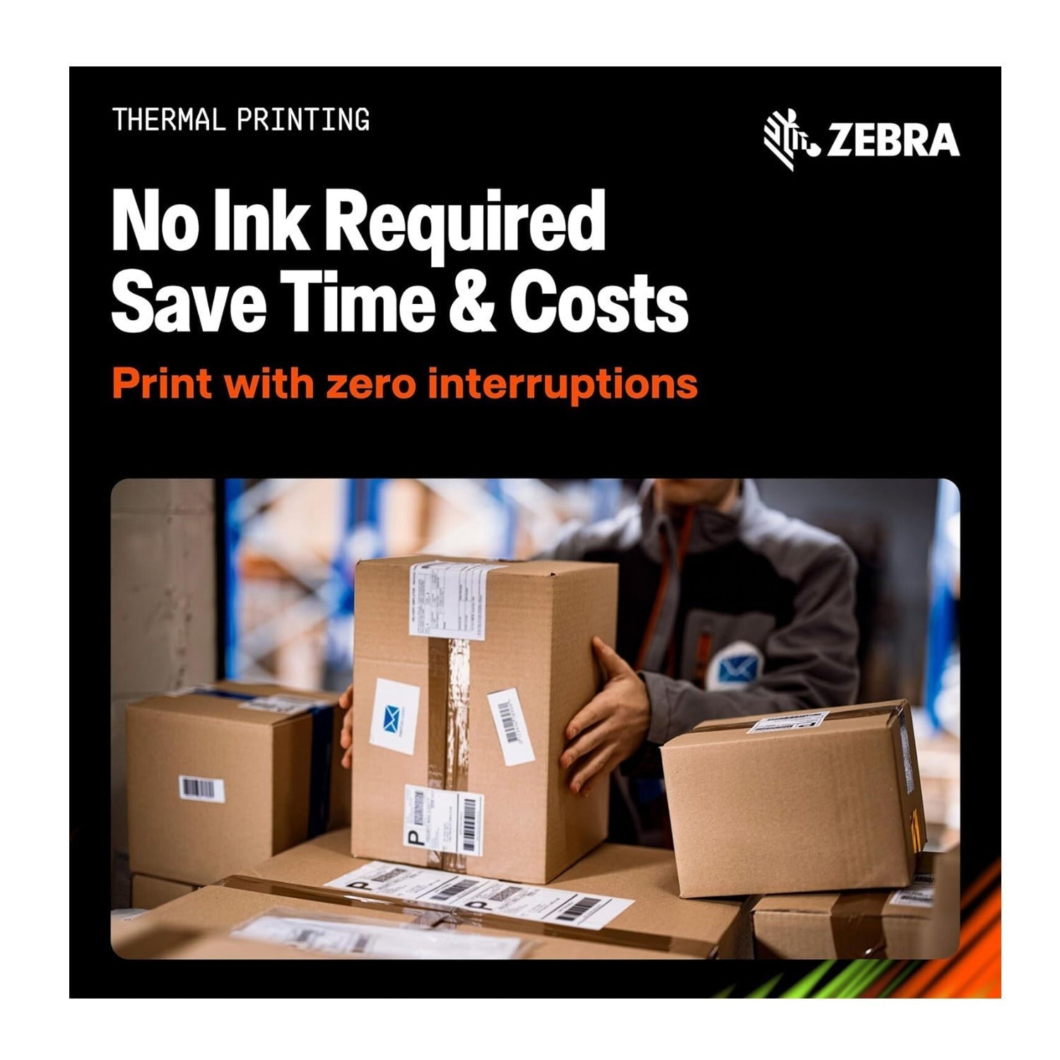 Zebra ZD621 4-Inch Direct Thermal Shipping Desktop Label Printer with USB/Serial/Ethernet (203 DPI)