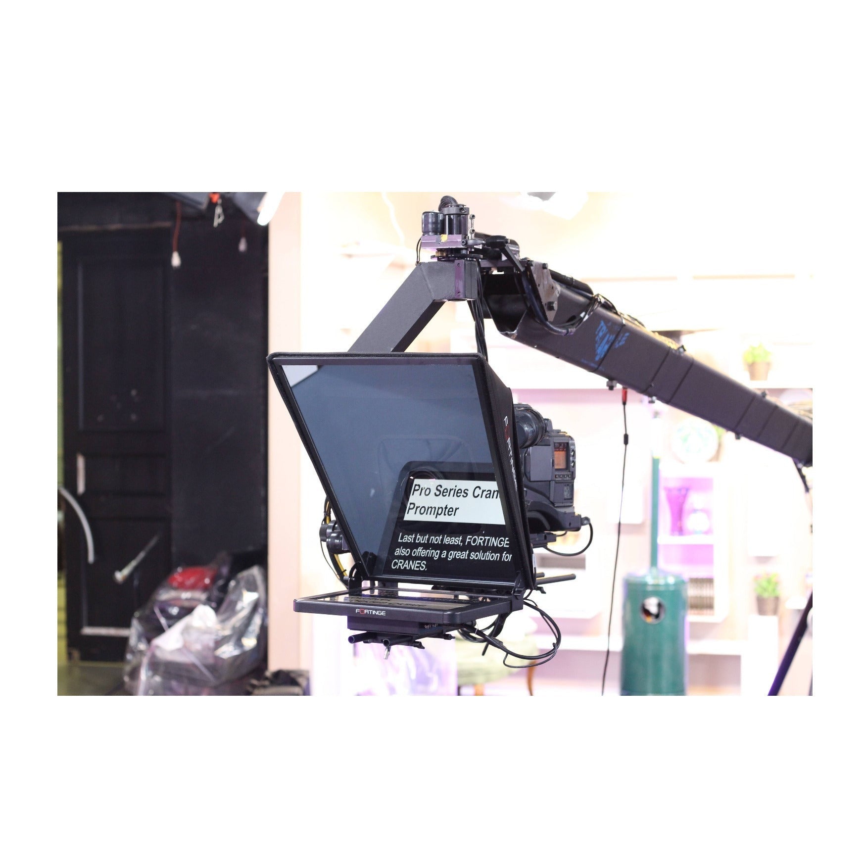 Fortinge PROXJ15-HB High-Brightness 15-Inch Crane Teleprompter