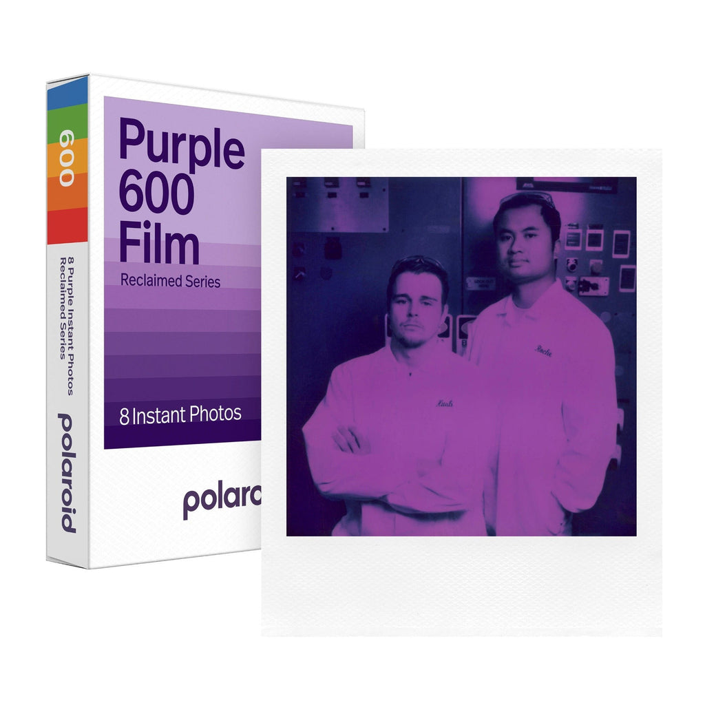 Polaroid Purple Instant Film Reclaimed Series for 600 with 8 Exposures