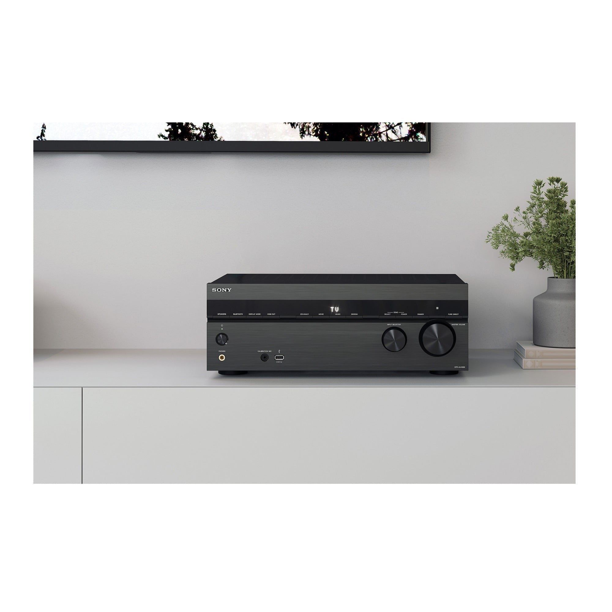 Sony STR-AN1000 7.2 Channel 8K AV Receiver (Black) with Accessories Bundle