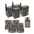 Yellowstone Y2 Cellular Trail Camera (4 Pack) with Security Box and Card Reader