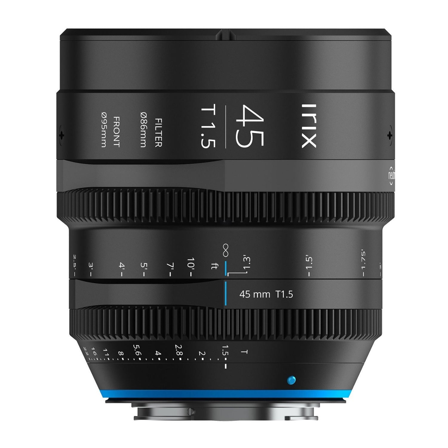 Irix Cine 45mm T1.5 Full Frame Cinema Lens (PL Mount, Feet)