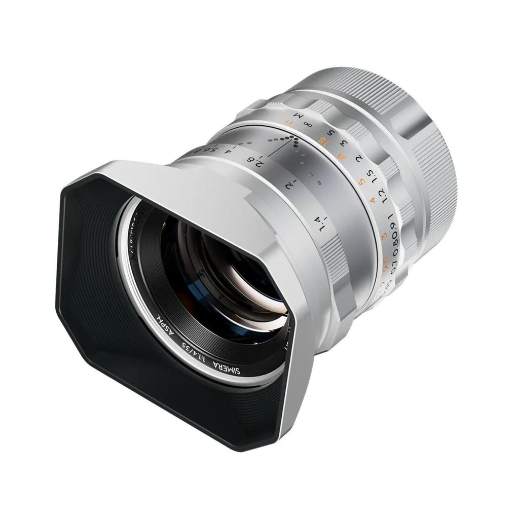 Thypoch Simera 35mm f/1.4 Full-frame Lens with Manual Focus and 49mm Filter Size (Nikon Z, Silver)