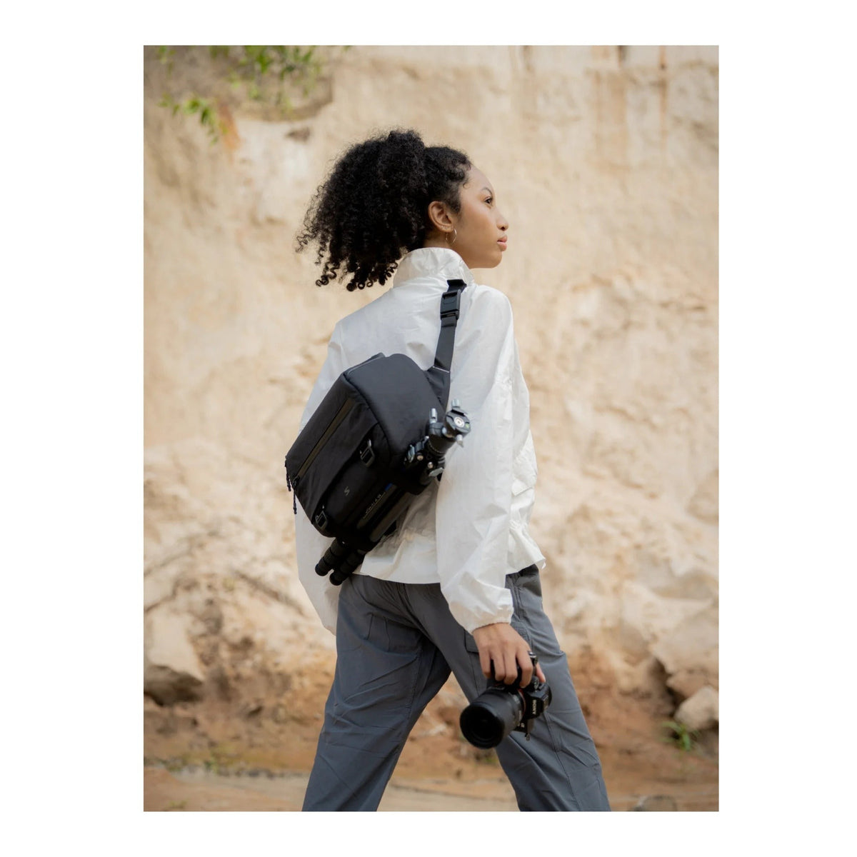 Sakk Gear Xplorer Waterproof Camera Sling Bag (6L, Black)