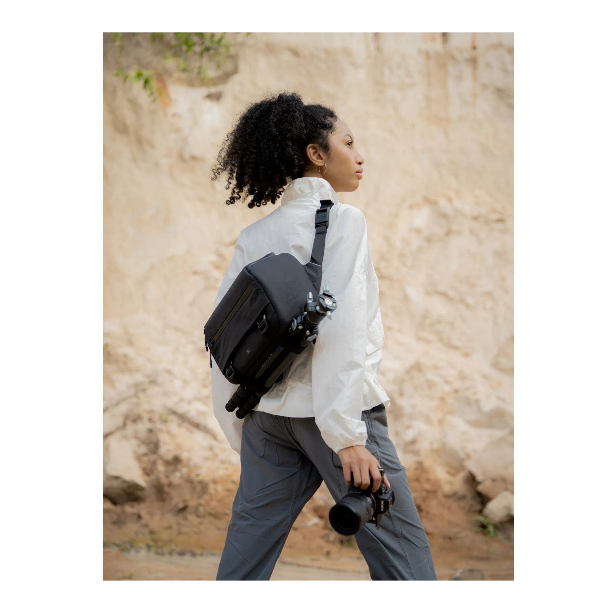 Sakk Gear Xplorer Waterproof Camera Sling Bag (6L, Black)