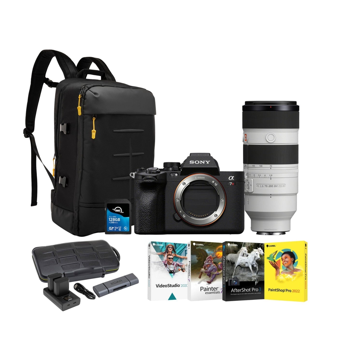 Sony a7R V Mirrorless Camera with 70-200mm f/2.8 GM OSS Lens Bundle