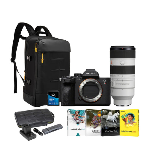 Sony a7R V Mirrorless Camera with 70-200mm f/2.8 GM OSS Lens Bundle