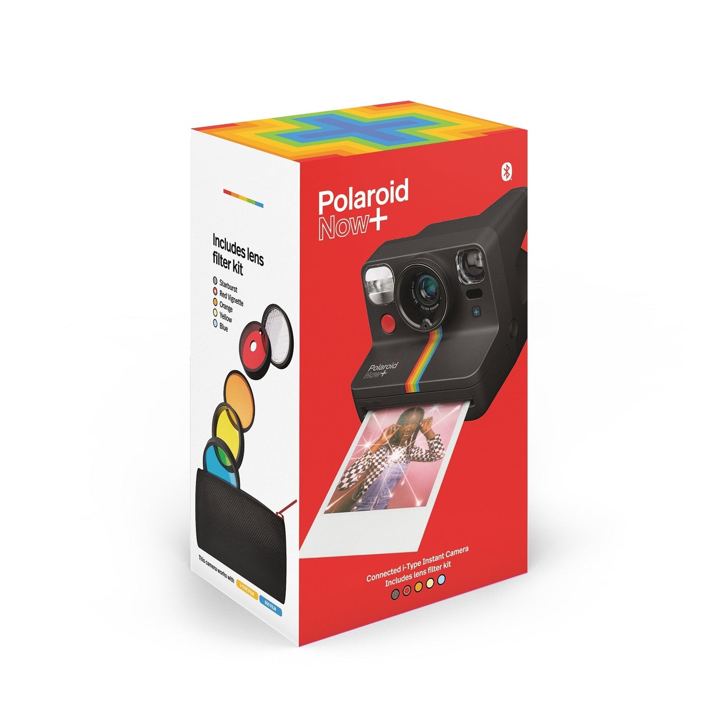 Polaroid NOW+ Instant Film Camera (Black)