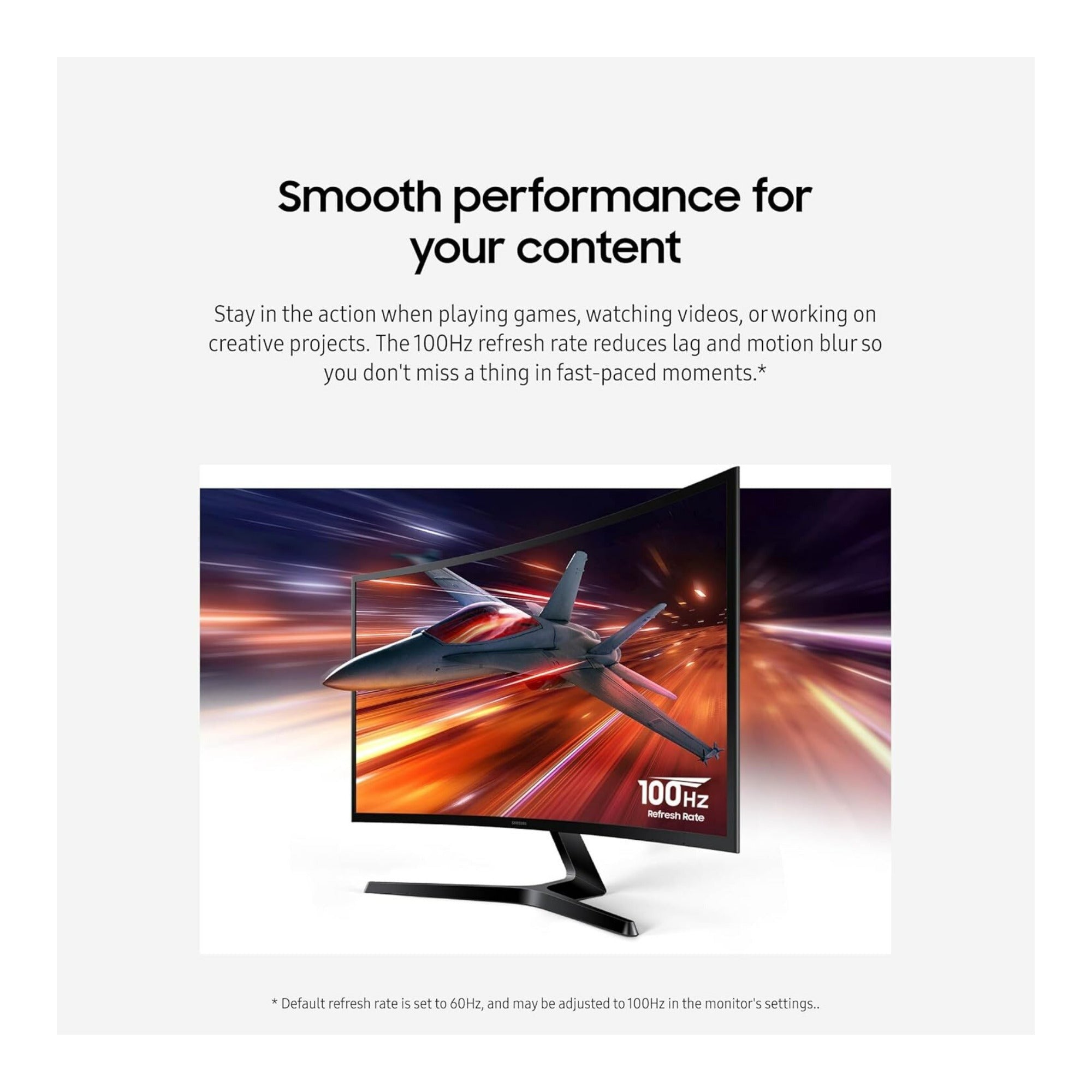 Samsung Essential S3 S36GD 24-Inch FHD 1800R Curved Monitor (Black)