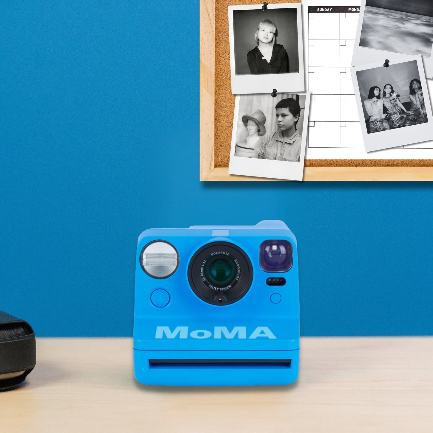 Polaroid Now Gen 3 MoMA with Black and White Film and Accessories