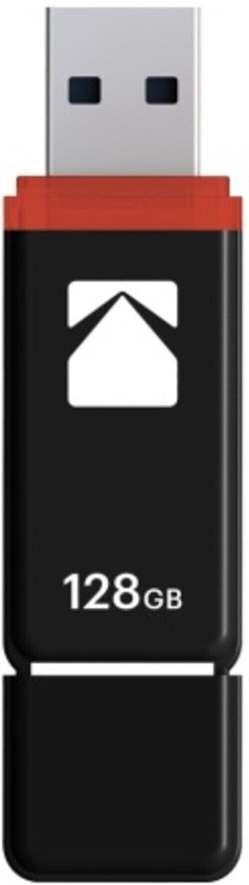 Kodak Classic K100 Cap and Body Series Universal Compatible USB2.0 128GB Flash Drive (10 Pack)