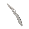 Spyderco Partially Serrated Edge Police Model Folding Knife with VG-10 Steel