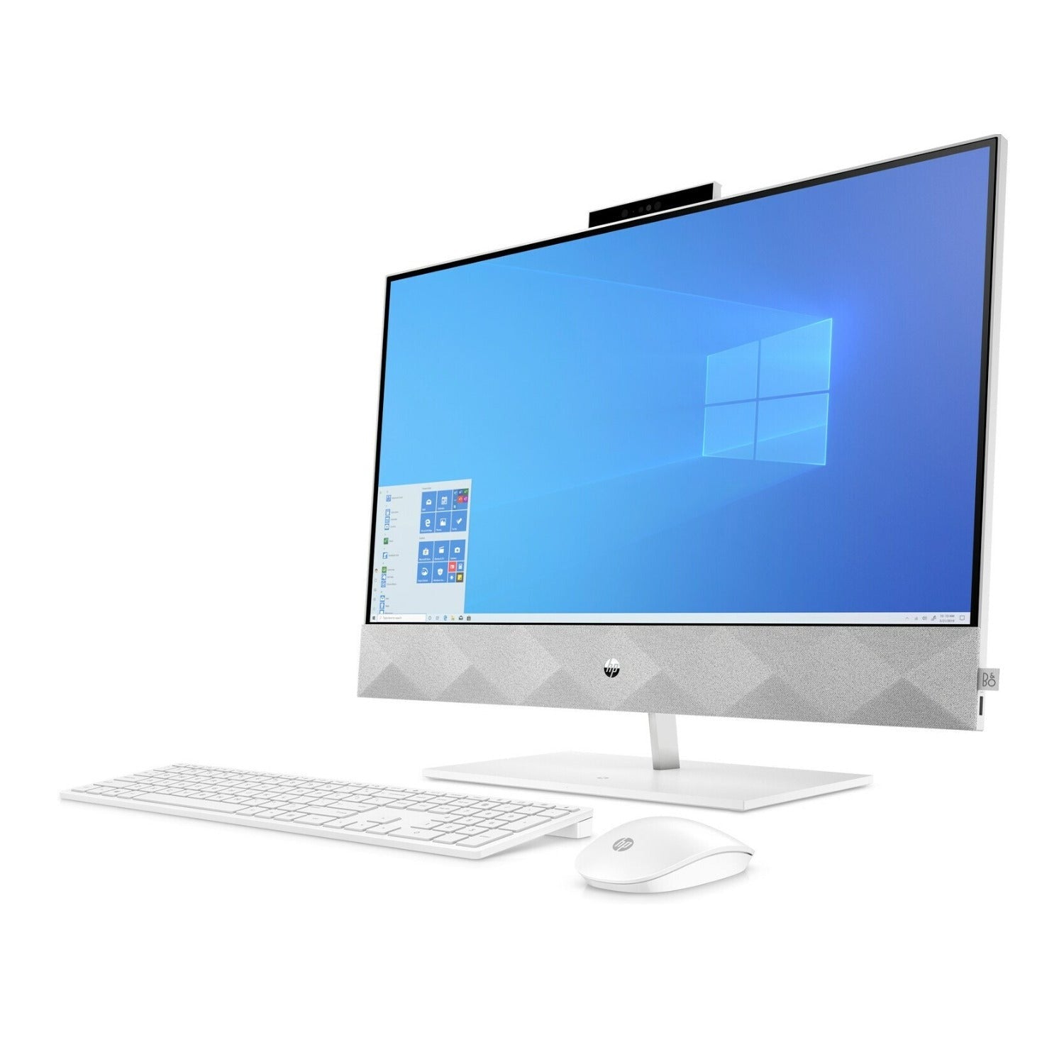 HP Pavilion 27" QHD Touch All-in-One PC, Intel Core i7-11700T, 16GB RAM, 1TB HDD + 256GB SSD, Windows 10 (Certified Refurbished)