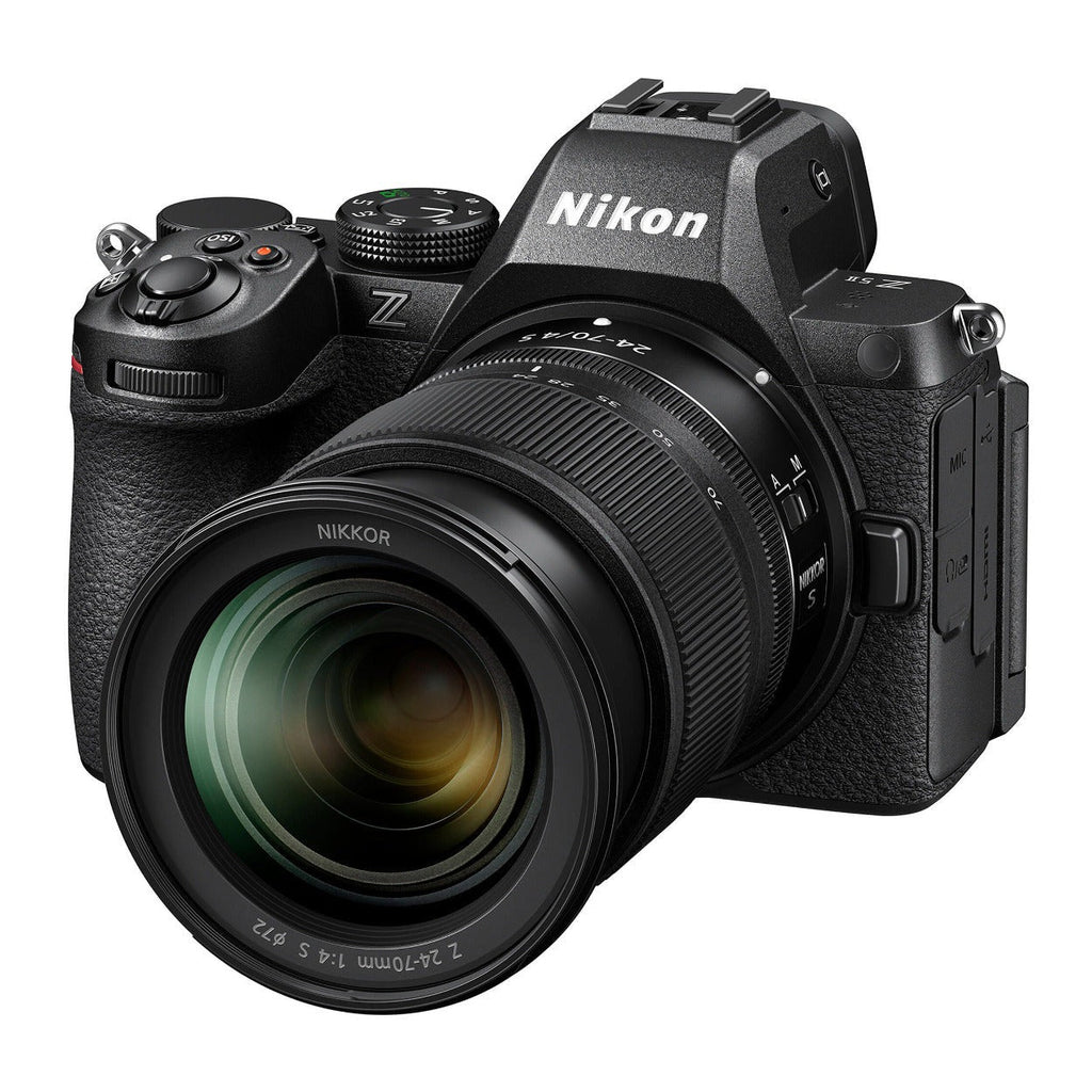 Nikon Z5II Full Frame Mirrorless Camera with Z 24-70mm F4 S Lens 4K UHD 24.5MP AI Autofocus (Black)