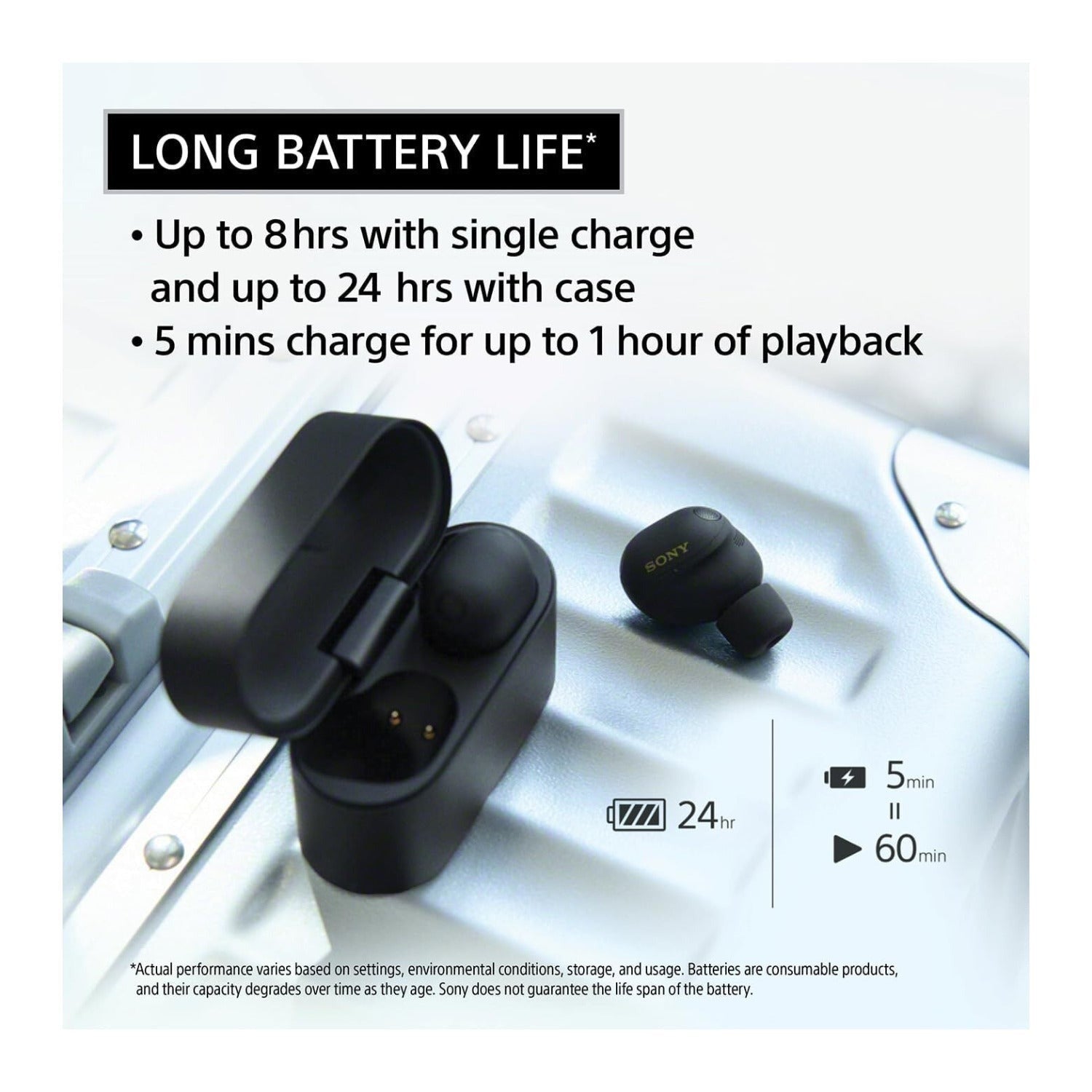 Sony WF-1000XM6 Best Truly Wireless Noise Cancelling Earbuds (Platinum Silver)