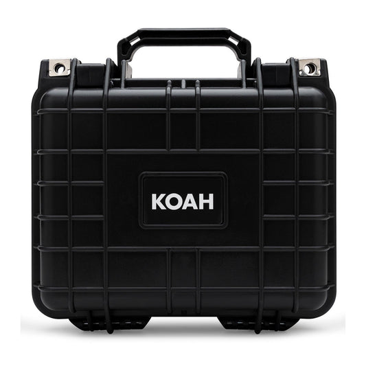 Koah Weatherproof Hard Case with Customizable Foam (10 x 9 x 5 Inch)