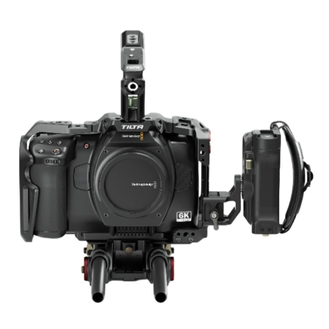 Tilta Advance Camera Cage Kit for BMCC 6K with 3-Point Locking Mechanism and Xeno Top Handle (Black)