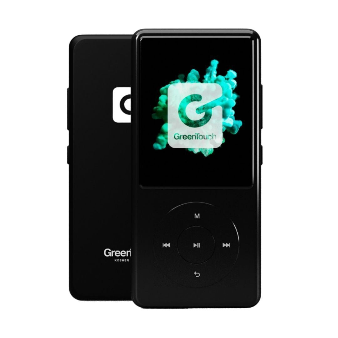 GreenTouch SIX 64GB Kosher MP3 Player with Bluetooth, Touch Buttons, and Built-In Speaker (Black)