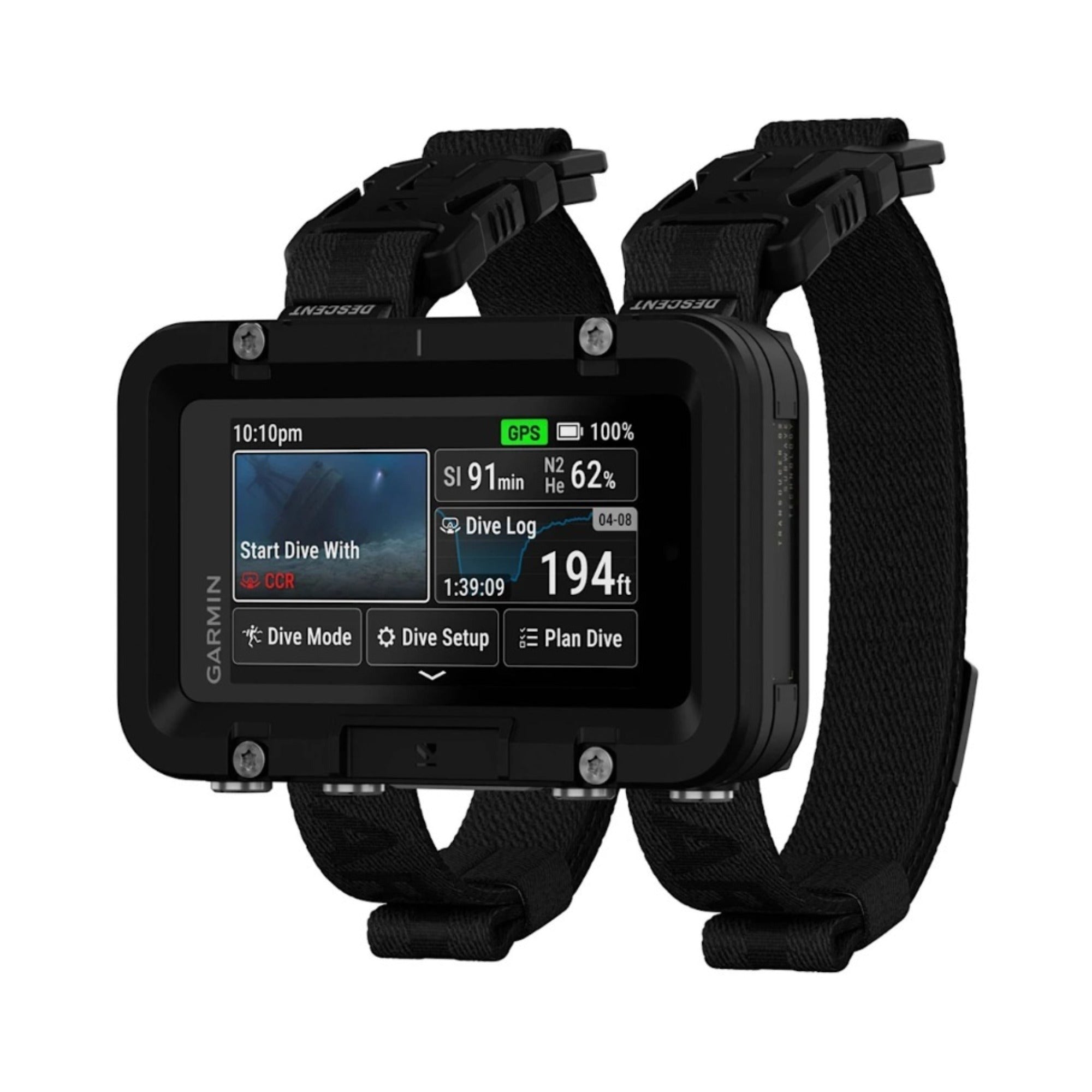 Garmin Descent X50i Premium Dive Computer (200m) with Descent T2 Transceiver