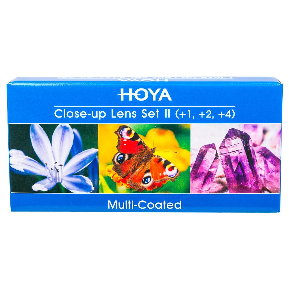 Hoya HMC 67mm Close-Up Plus 1, Plus 2 and Plus 4 Diopters Filter Set II for Close-Up Photography