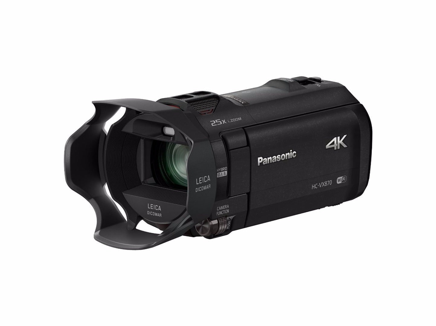 Panasonic Hc-VX870 4K Ultra HD Camcorder With 64GB SD Memory Card and Travel Tripod Bundle