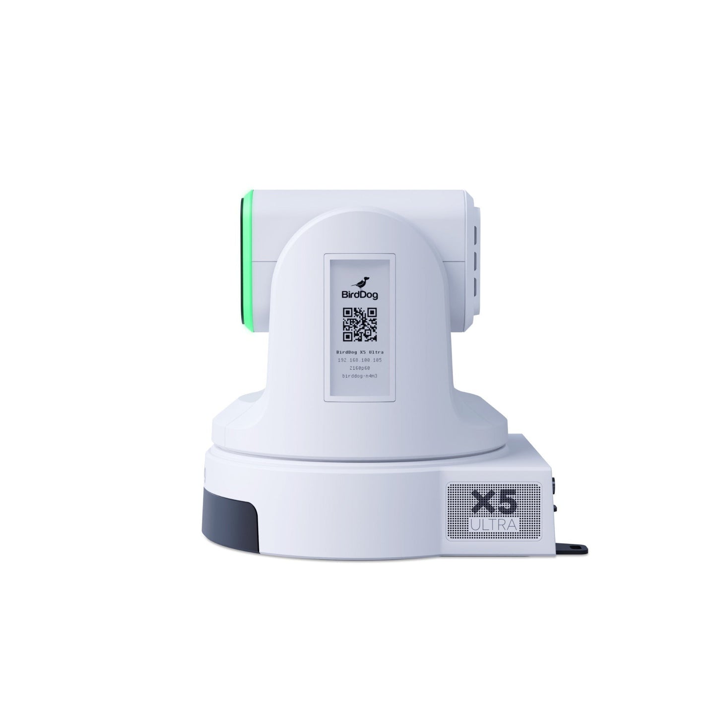 BirdDog X5 Ultra PTZ Camera: Unmatched 4K Performance with AI Tracking and NDI and HX3 (White)