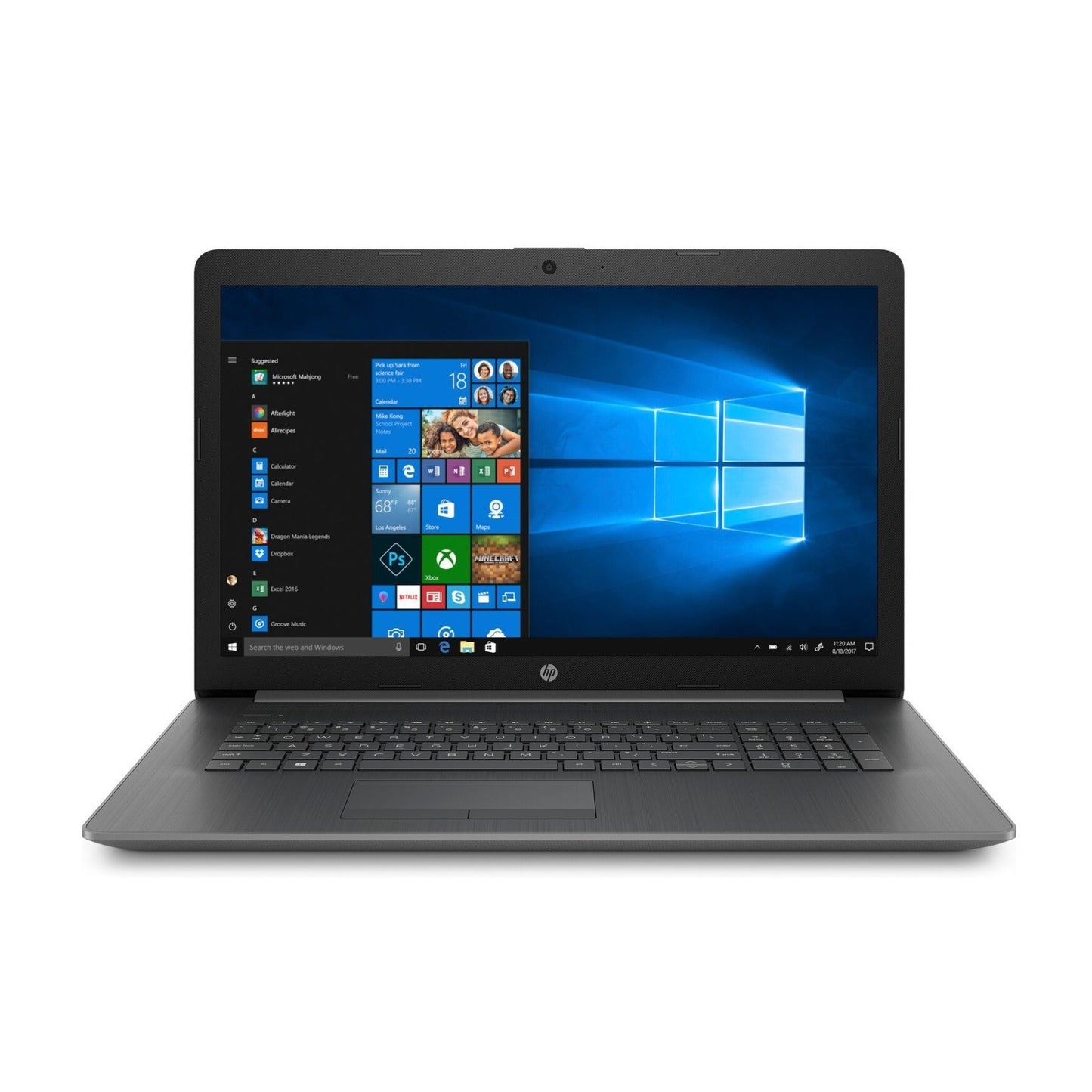 HP 17-CA0056 17.3" HD+ Laptop, AMD A9 Processor, 8GB RAM, 1TB HDD, Windows 10 (Certified Refurbished)