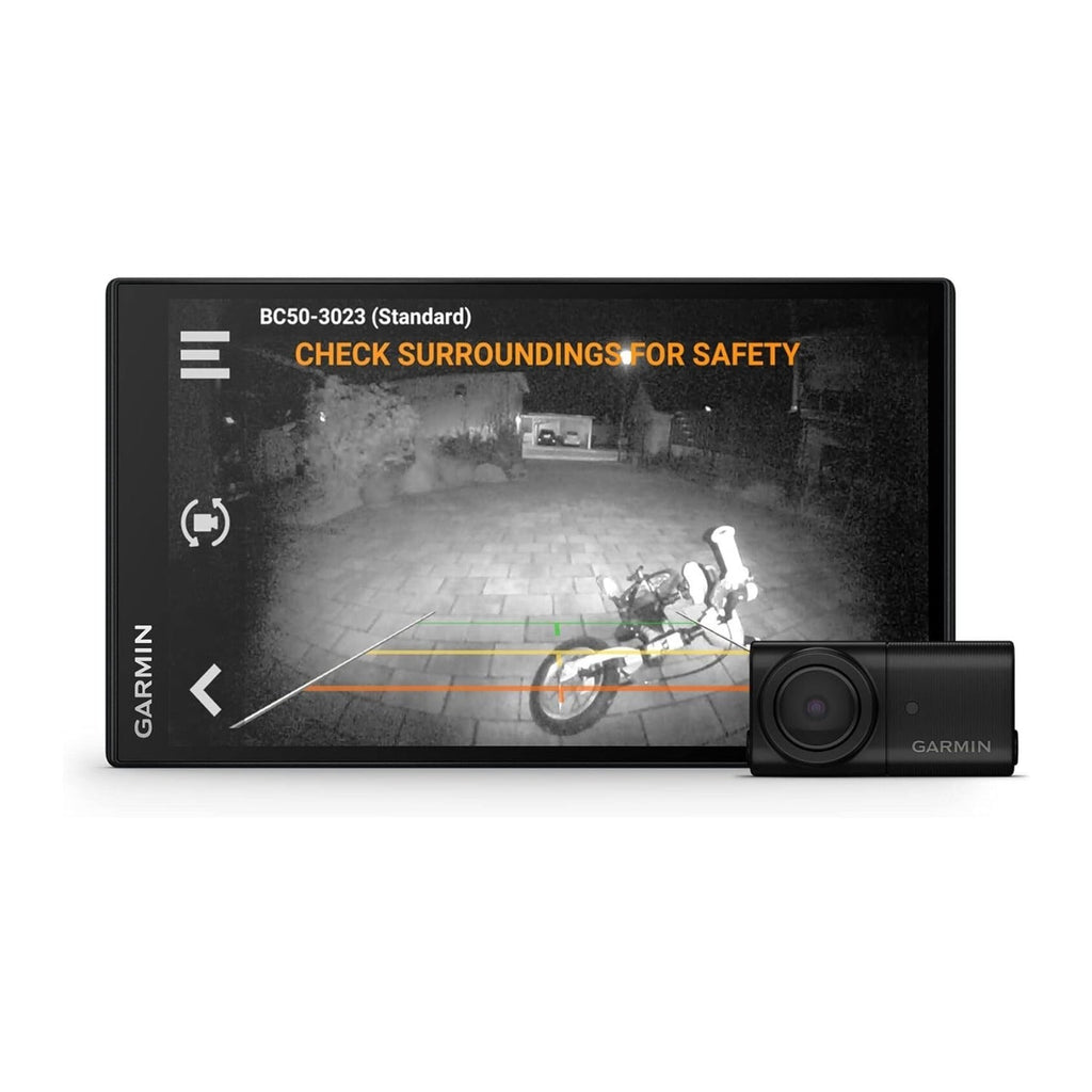 Garmin BC 50 Night Vision Wireless Backup Camera with License Plate and Bracket Mounts