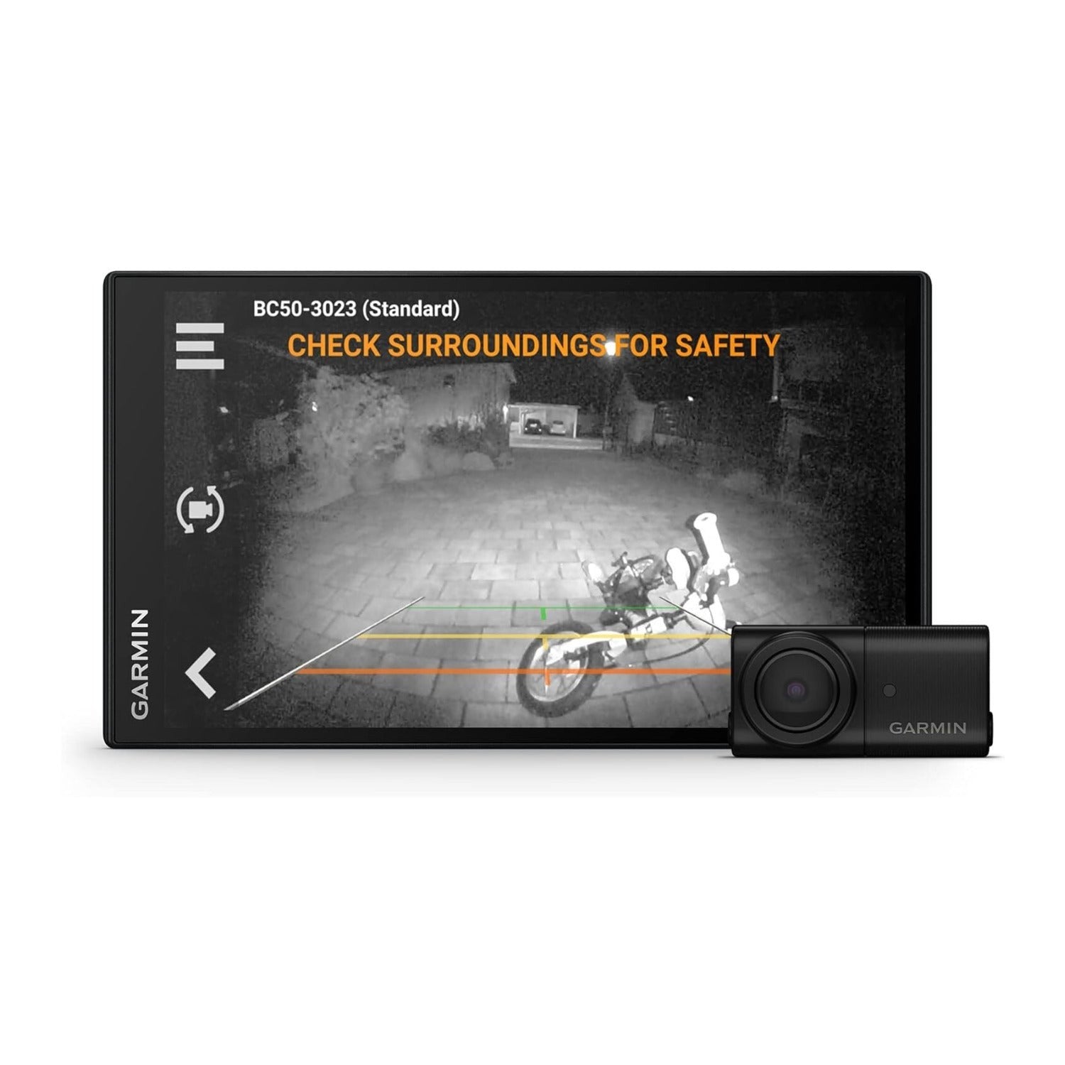 Garmin BC 50 Night Vision Wireless Backup Camera with License Plate and Bracket Mounts