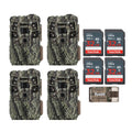 Browning Defender Pro Scout MAX Trail Camera with Memory Card (4-Pack) Bundle