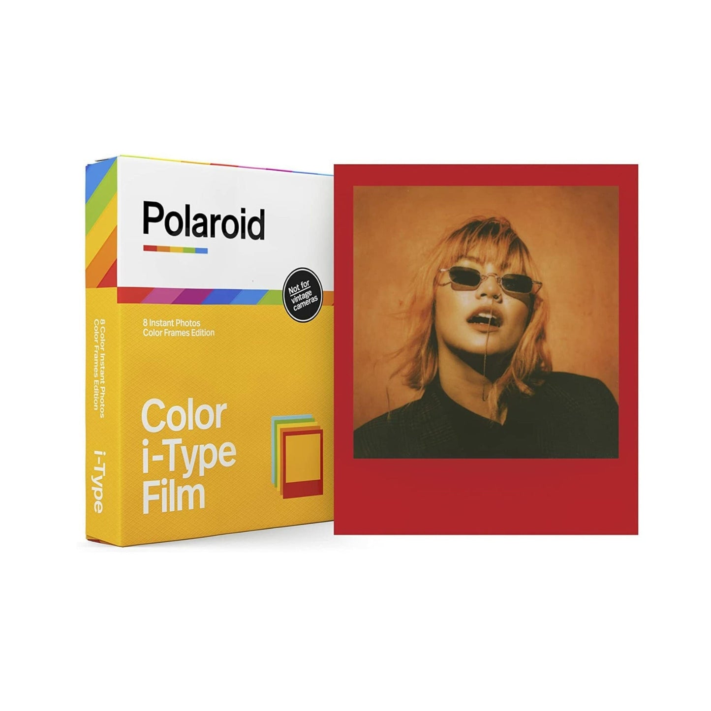 Polaroid Now Generation 3 Coral Analog Instant Camera with Color Film Bundle