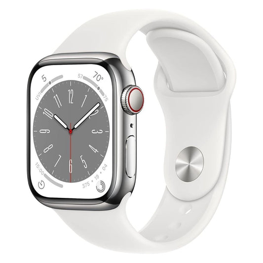 Apple Watch Series 8 (GPS + Cellular, 41mm) – Silver Aluminum Case (Used)
