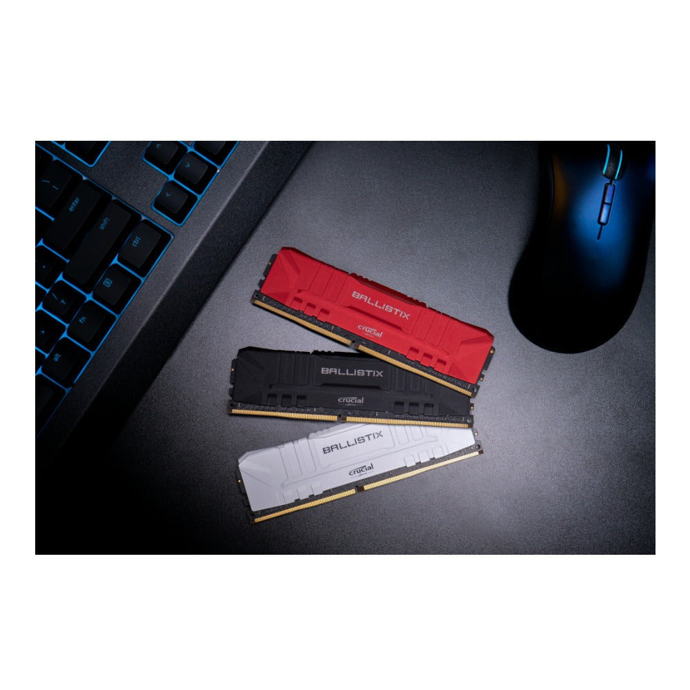 Crucial Ballistix CL16 UDIMM 64GB DDR4-3600 Gaming Memory Kit (2 x 32GB, Black)