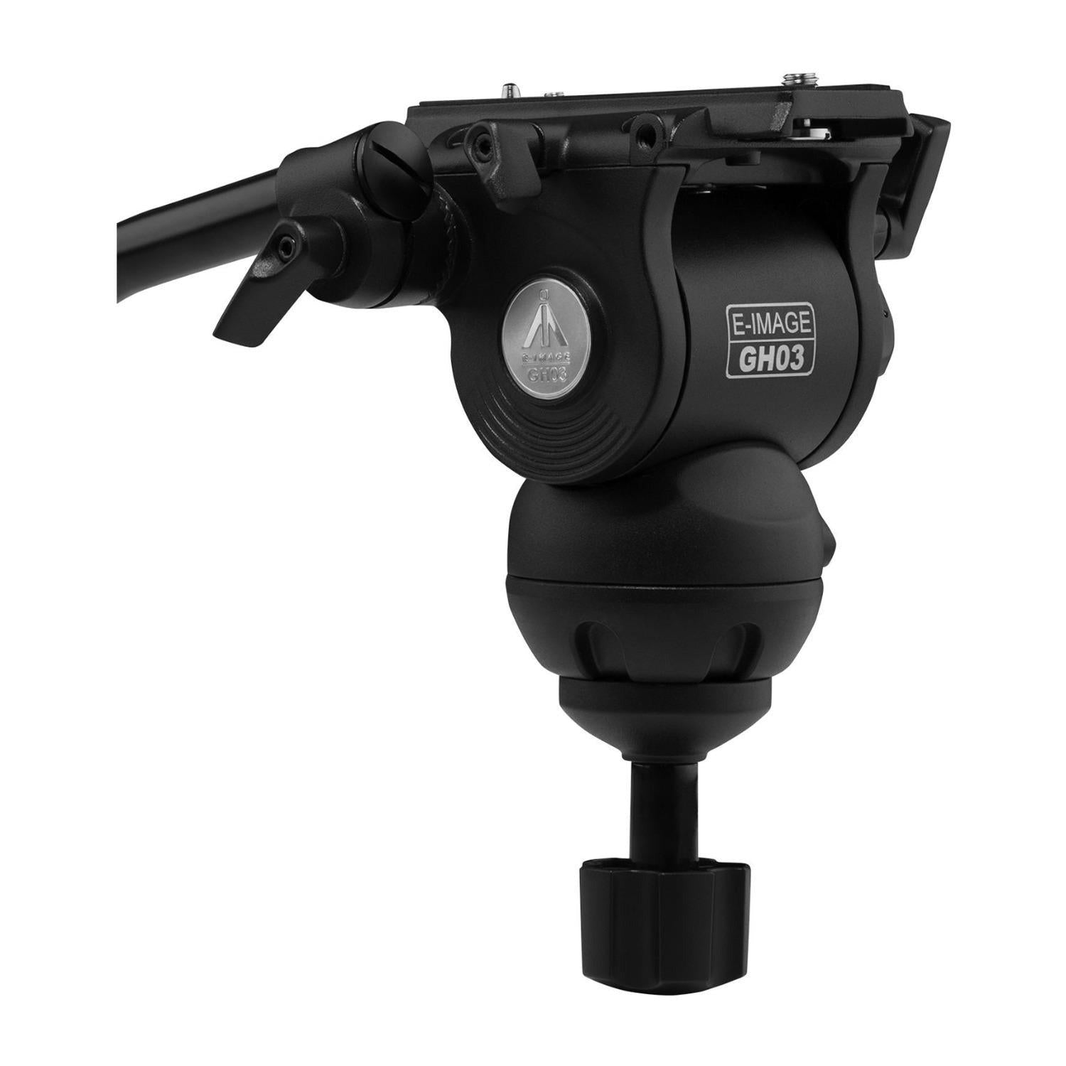 E-Image 2-Stage Aluminum Camera Tripod Kit with GH03 Fluid Head