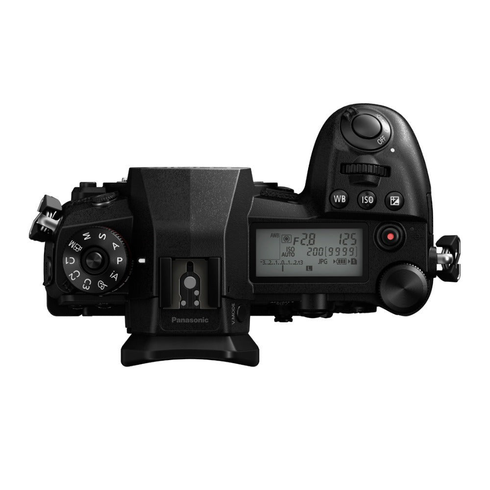 Panasonic LUMIX G9 20.3MP Mirrorless Camera Body with Camera Bag, Battery and Memory Card