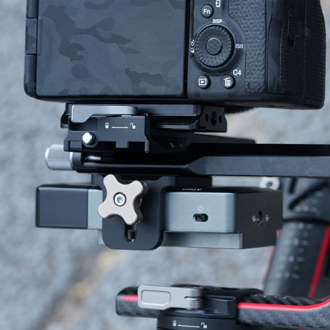 Tilta Wireless Video Mounting Bracket for DJI RS2, RSC2, RS3, RS3 Pro, RS4, and RS4 Pro (Black)