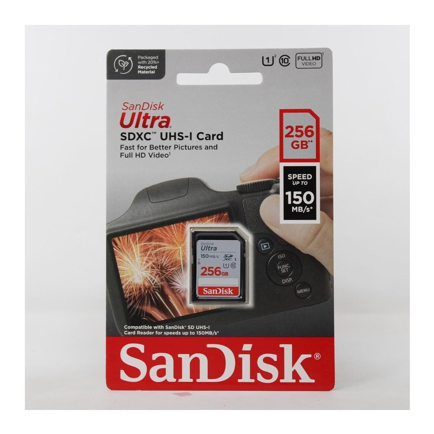 Sandisk 256GB Ultra SDHC and SDXC UHS-I Memory Card