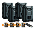 Spypoint Force 40MP 4K Trail Camera (4 Pack) Bundle with Accessories