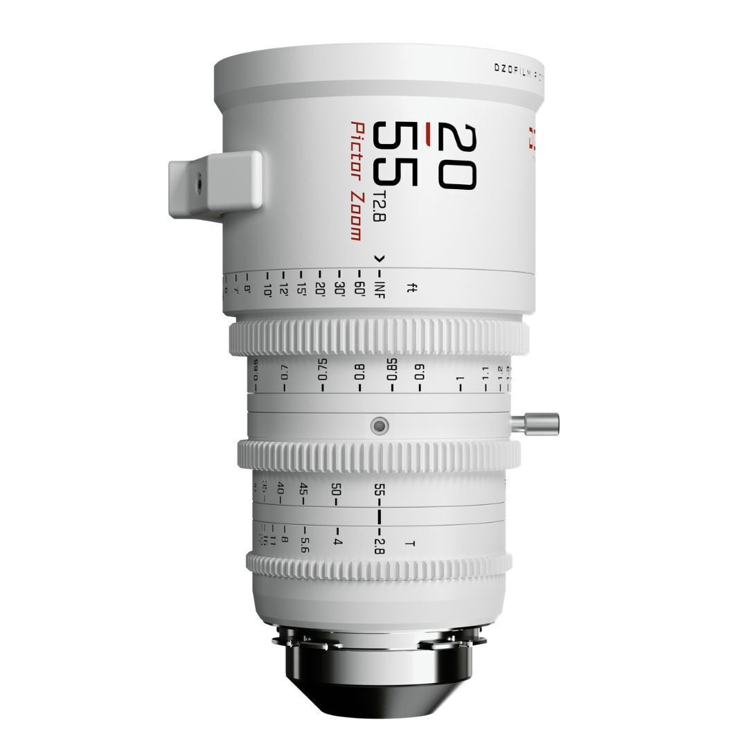 DZOFilm Pictor Zoom 20-55mm and 50-125mm T2.8 Super 35 Lens Bundle (PL and EF Mount, White)