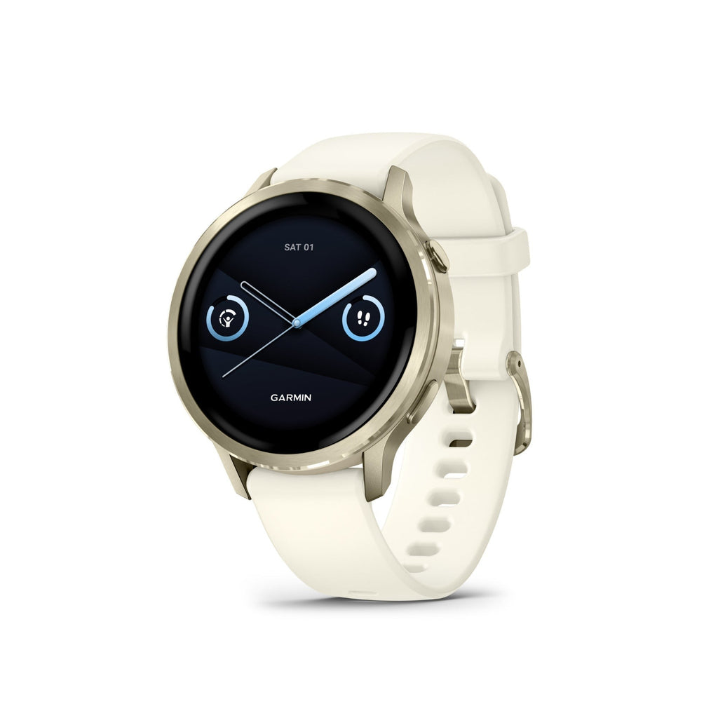 Garmin Venu 4 Smartwatch (Lunar Gold/Bone)