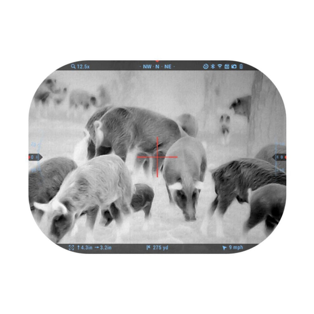 ATN Thor 5 LRF 5-40x 640x480 Smart HD Thermal Rifle Scope with 30mm Scope Mount
